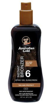 AUSTRALIAN GOLD SPF 6 Spray Gel Bronzer Спрей-гель з бронзатором для засмаги на сонці AG16 фото