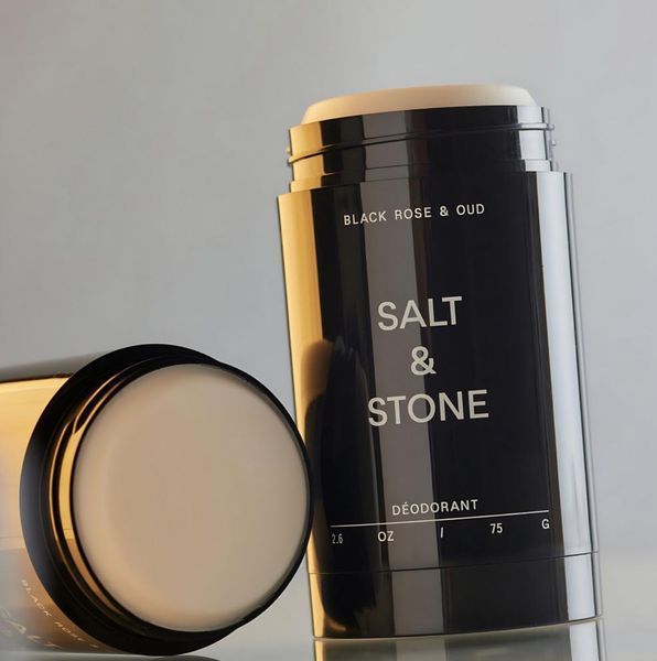 SALT & STONE Natural Deodorant Black Rose & Oud - Натуральний дезодорант з ароматом чорної троянди та уда SS04 фото