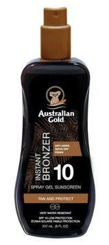 AUSTRALIAN GOLD SPF 10 Spray Gel Bronzer Спрей-гель з бронзатором для засмаги на сонці AG17 фото