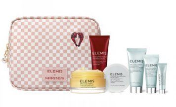 ELEMIS Kit: Shrimps Travel Icons Collection - Легендарна колекція бестселерів у дизайнерській Тревел косметичці для Неї ELMS1 фото
