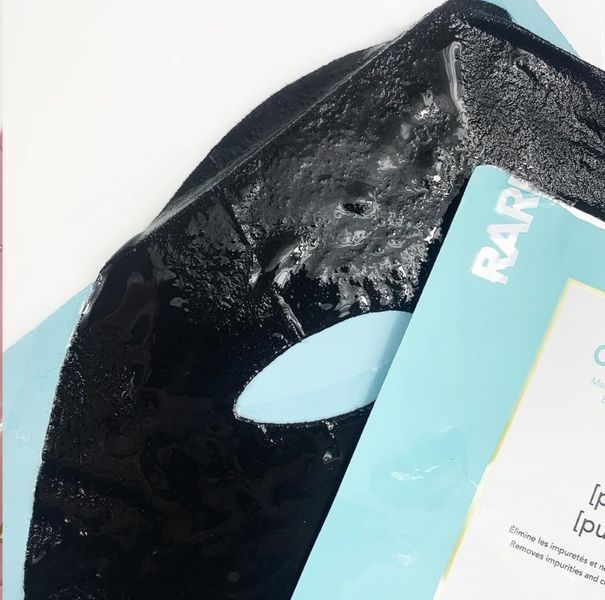 Rare Paris Box of 5 Carbone Glac&eacute; Purifying Face Mask Набір з п'яти очищувальних масок для обличчя з гамамелісом та екстрактом мальви RP30 фото
