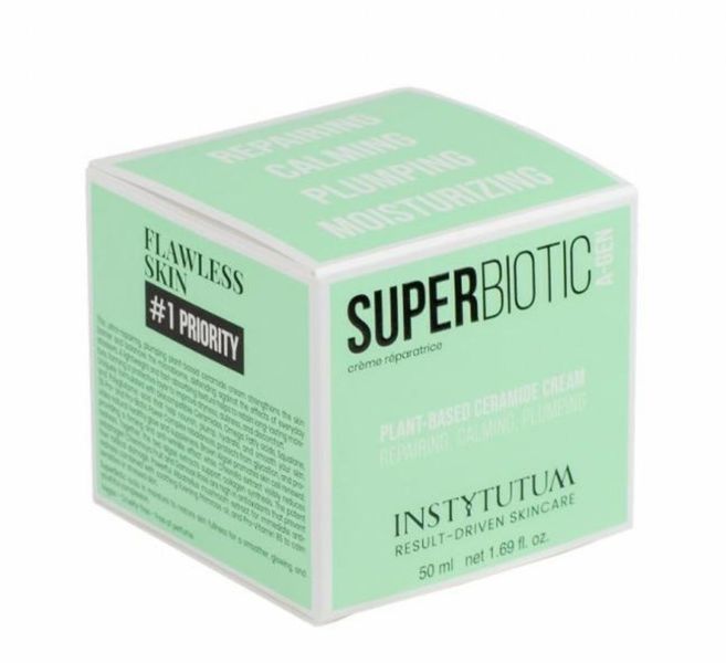 INSTYTUTUM Superbiotic Plant-Based Ceramide Cream - Відновлюючий крем з керамідами і комплексом пре-та пробіотиків INSTCHS010 фото
