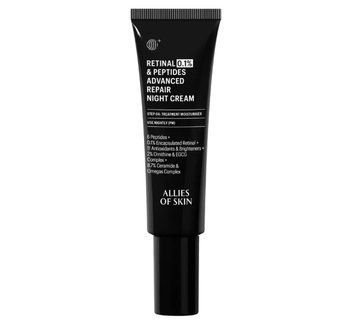 Allies Of Skin Retinal 0.1% & Peptides Advanced Repair Night Cream Нічний антивіковий крем з ретинолом ALS23 фото