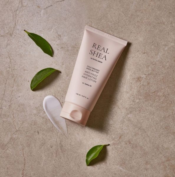 Rated Green REAL Shea Cold Pressed Shea Butter Anti-Frizz Hydrating Hair Lotion - Зволожуючий лосьйон для волосся з олією Ши RTDG007 фото