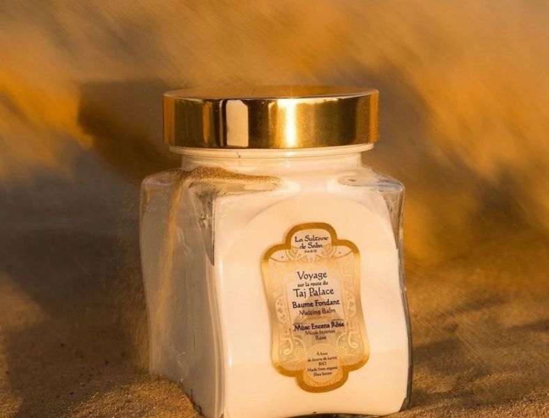 LA SULTANE DE SABA Taj Palace Melting Body Balm - Бальзам для тіла з ароматом мускусу ладану та троянди LSDA49 фото