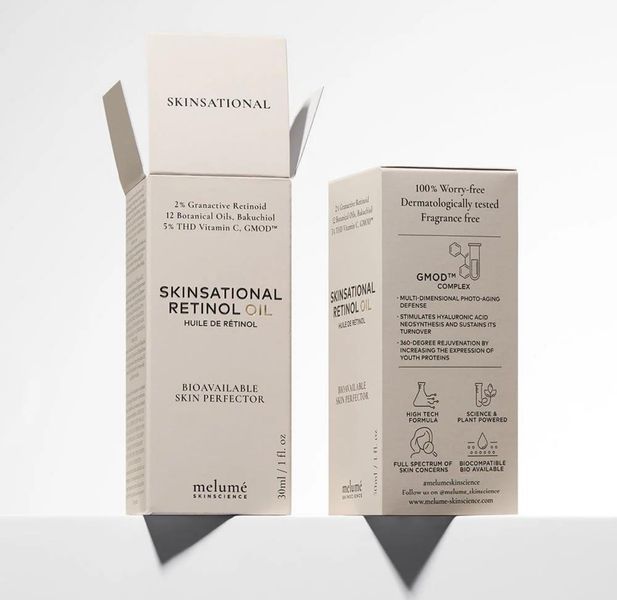 MELUME Skinsational Retinol Oil - Олія для обличчя з 2% ретиноїду і 5% вітаміну С THD MLM11 фото