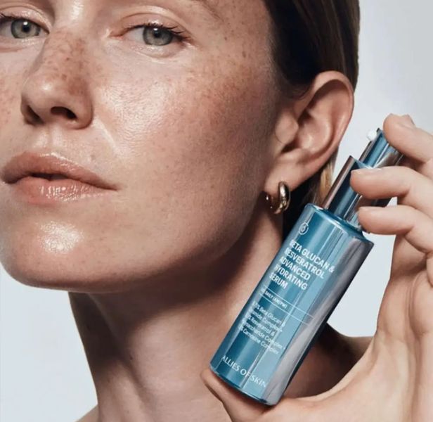 Allies of Skin Beta Glucan & Resveratrol Advanced Hydrating Serum Сироватка зволожуюча з бета-глюканом ALS8 фото