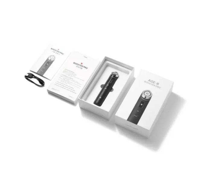 Medicube AGE-R Booster Pro Black Пристрій для електричного неінвазивного мікронідлінгу та звуження пор MDCB16 фото