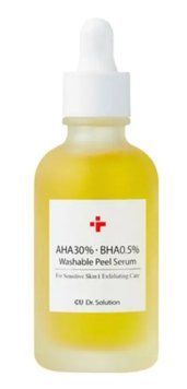 CU SKIN Dr. Solution AHA 30% BHA 0.5% Washable Peel Serum Пілінг-сироватка з АНА 30% та ВНА 0,5% кислотами CSKN16 фото