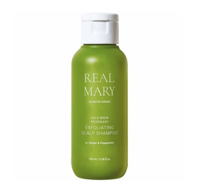 Rated Green Real Mary Cold Brewed Rosemary Exfoliating Scalp Shampoo - Глибокоочищуючий відлущуючий шампунь з соком розмарину RTDG001 фото