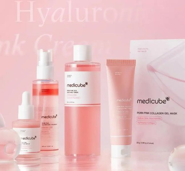 Medicube PDRN Pink Hyaluronic Moisturizing Cream Зволожувальний крем з полінуклеотидами та гіалуроновою кислотою  MDCB27 фото