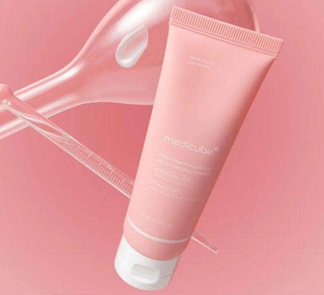 Medicube PDRN Pink Hyaluronic Moisturizing Cream Зволожувальний крем з полінуклеотидами та гіалуроновою кислотою  MDCB27 фото