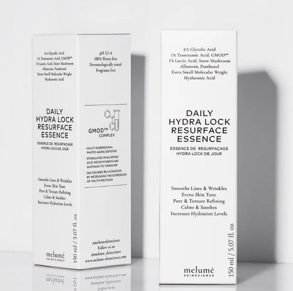MELUME Daily Hydra Lock Resurfacing Essence - Зволожувальна есенція з кислотами MLM19 фото