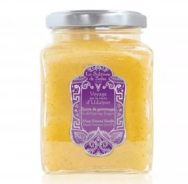 LA SULTANE DE SABA Body Scrub Musk Incense Vanilla - Цукровий гомаж для тіла з ароматом мускусу та ванілі LSDA16 фото