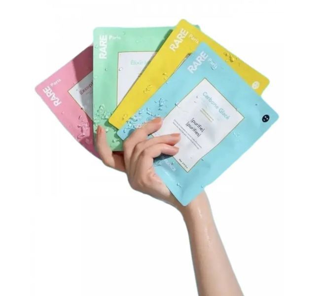 Rare Paris Box of 4 Face Mask Набір з чотирьох масок для обличчя RP37 фото