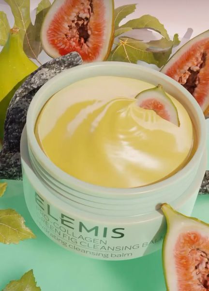 ELEMIS Pro-Collagen Green Fig Aromatic Cleansing Balm Бальзам для вмивання Про-Коллаген з ароматом зеленого інжиру, бергамоту та малини ELMS6 фото