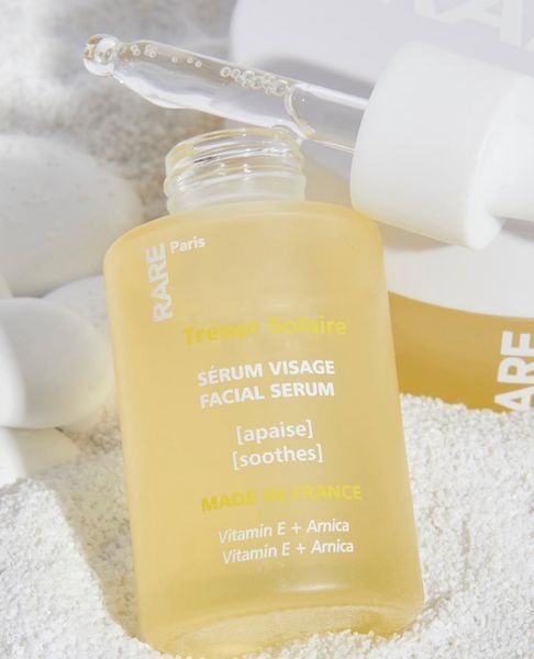Rare Paris Tr&eacute;sor Solaire Soothing Face Serum Заспокійлива сироватка для обличчя з вітаміном е та екстрактом арніки RP12 фото