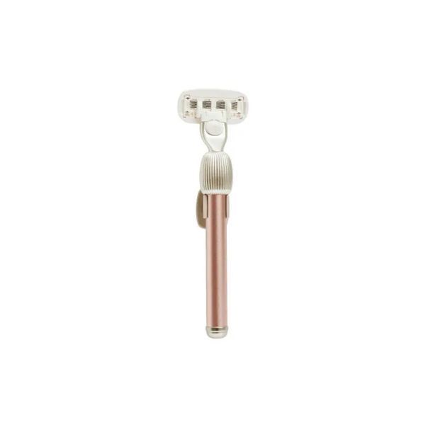 FLER THE RAZOR BLUSH SOFT AND METALLIC Стартовий набір засобів для голиння Блиск &ndash; ніжний та металізований FLR0032 фото