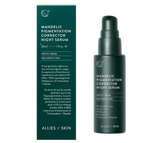 Allies Of Skin Mandelic Pigmentation Corrector Night Serum Нічна сироватка для обличчя ALS10 фото