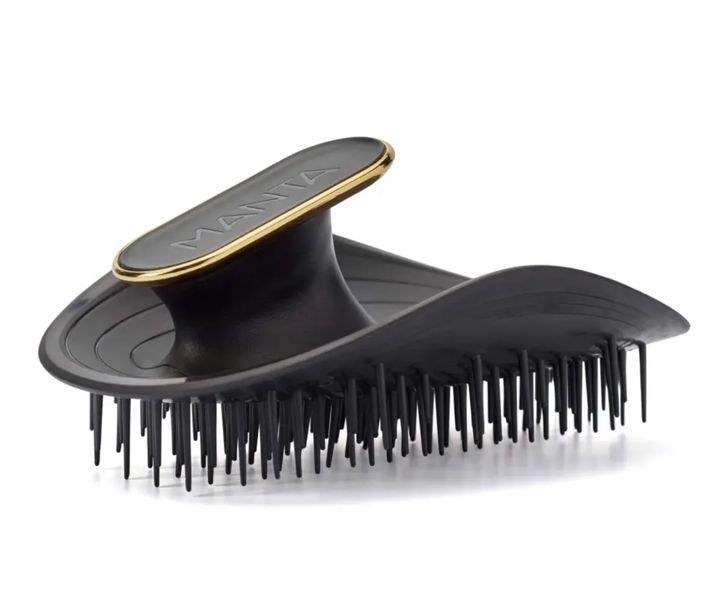 MANTA Brush Black/Gold Щітка для волосся чорна MNT2 фото