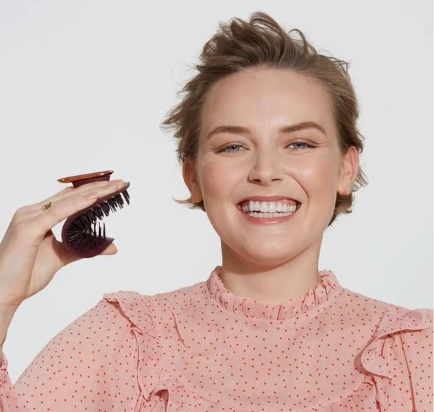 MANTA Brush Burgundy/Rose Gold Щітка для волосся бургундія MNT3 фото