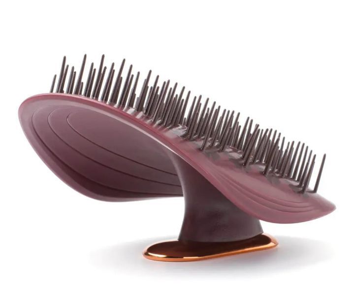 MANTA Brush Burgundy/Rose Gold Щітка для волосся бургундія MNT3 фото